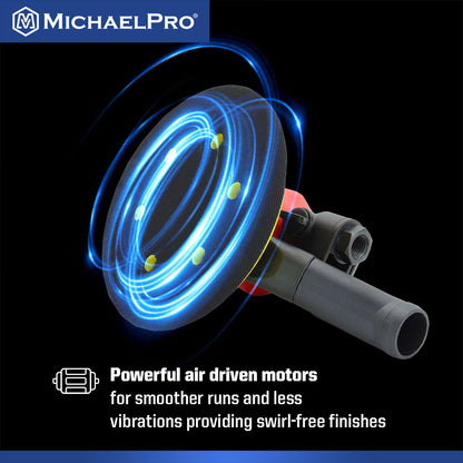 6-Inch Self-Generated Vacuum Random Orbit Sander (MPA01043) - MichaelPro