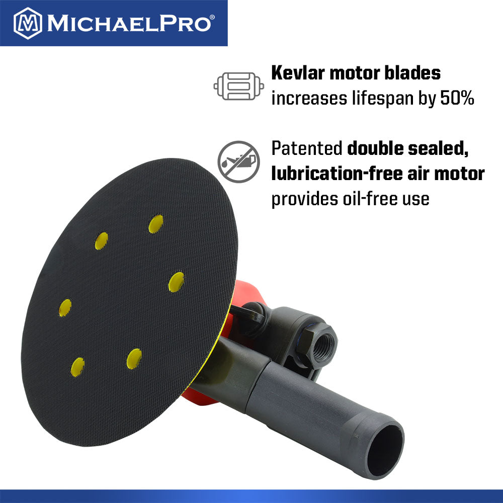 6-Inch Self-Generated Vacuum Random Orbit Sander (MPA01043) - MichaelPro